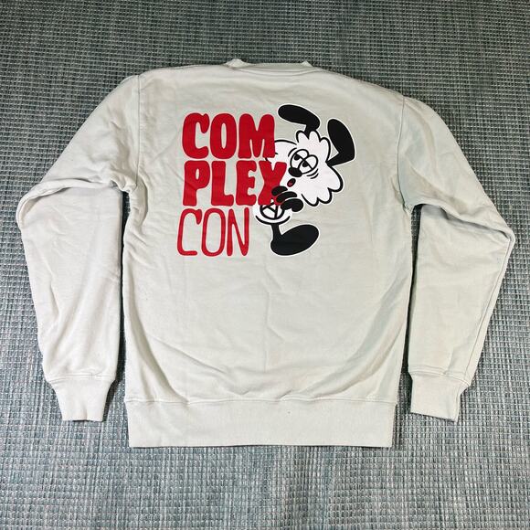 Complex Con x Verdy Crewneck Pullover Adult Sz XS New - Picture 1 of 7